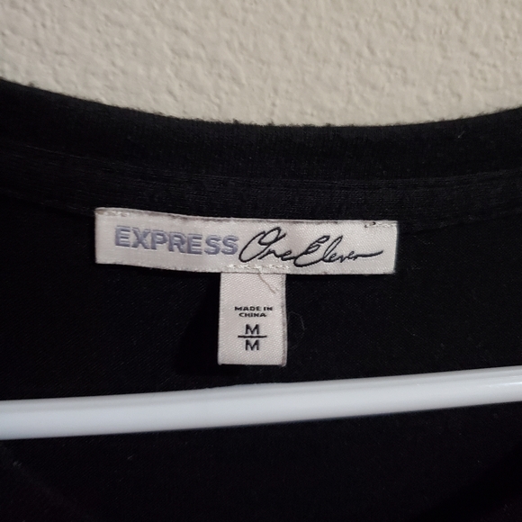 Express | black top with jeweled tassels - Picture 8 of 8